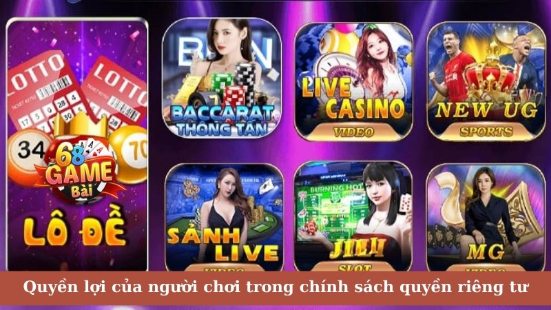 Quyền lợi của người chơi trong chính sách quyền riêng tư